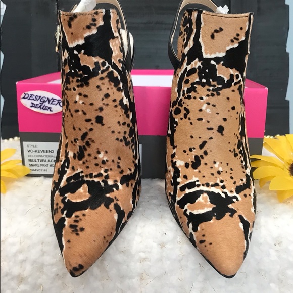 VINCE CAMUTO Keveen Cow Hair Snake Print Shoe 5M - Picture 4 of 10